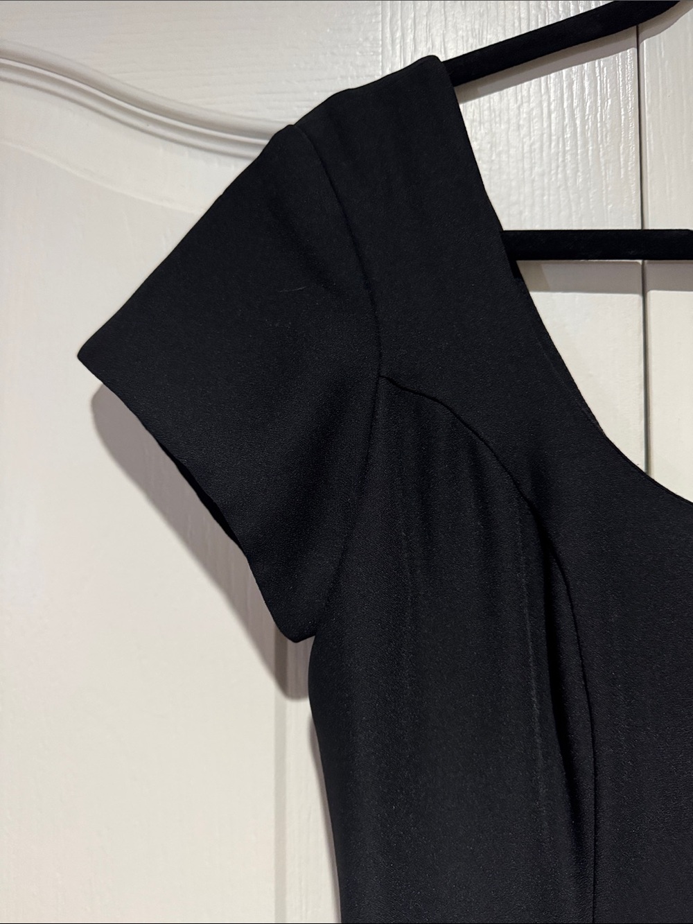 Joseph Ribkoff Black Short-Sleeve Scoop-Neck Midi Dress - Picture 3 of 9